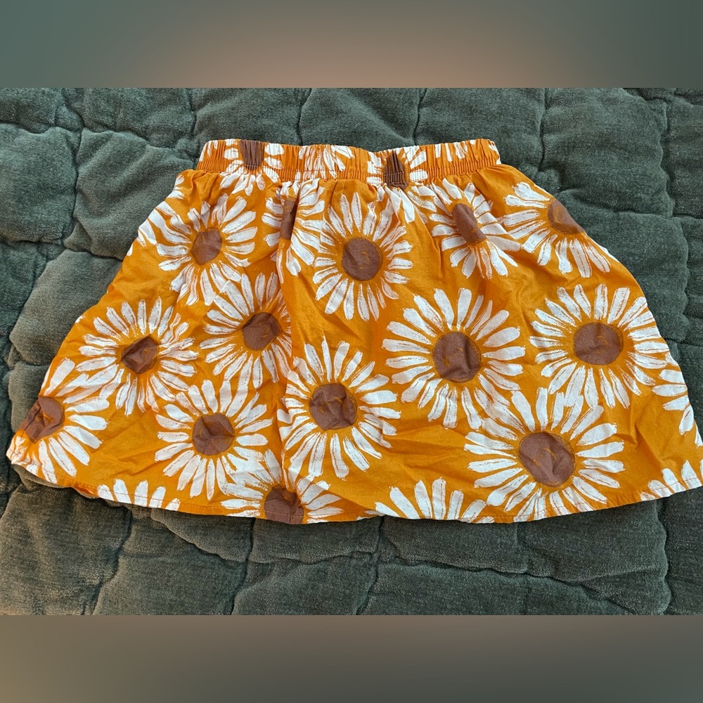 Carter's Orange and White Skirt